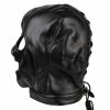 Kinky Cloth Fetish Leather Headgear Mask