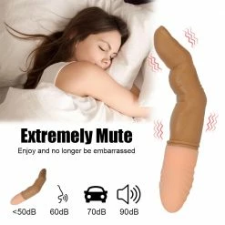 Kinky Cloth Dildos Finger Heating Vibrator