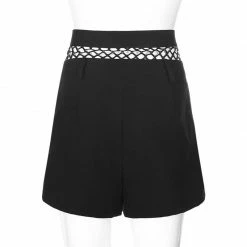 Kinky Cloth Fishnet High Waist Shorts Punk 12 Kinky Cloth Fishnet High Waist Shorts Punk