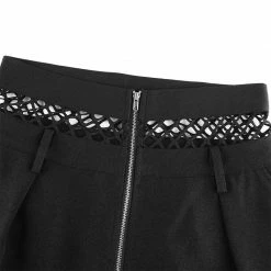 Kinky Cloth Fishnet High Waist Shorts Punk 13 Kinky Cloth Fishnet High Waist Shorts Punk