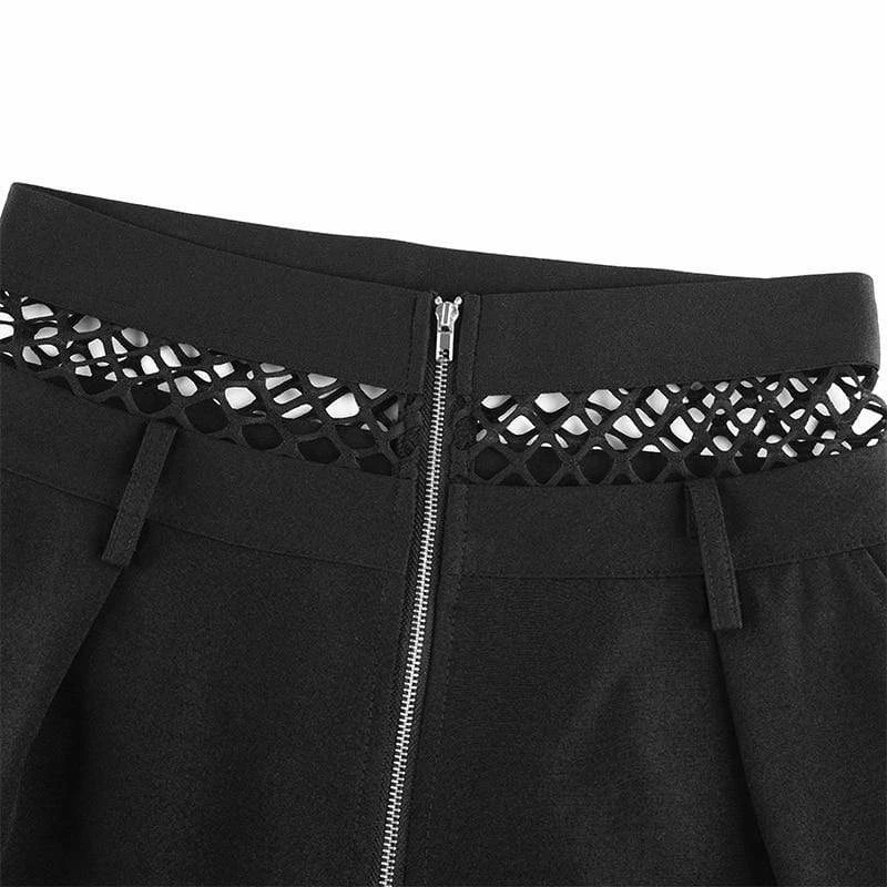 Kinky Cloth Fishnet High Waist Shorts Punk 7 Kinky Cloth Fishnet High Waist Shorts Punk
