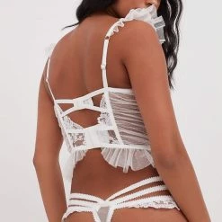 Kinky Cloth Floral Bralette Cropped Corset Crop Tops