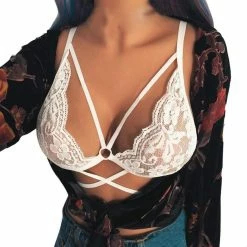 Kinky Cloth BDSM Floral Lace Bralette