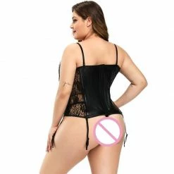 Kinky Cloth Floral Lace Leather Corset Lingerie & Panties 12 Kinky Cloth Floral Lace Leather Corset Lingerie & Panties