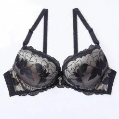 Kinky Cloth Floral Lace Push Up Bra Cosplay