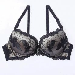 Kinky Cloth Floral Lace Push Up Bra Cosplay