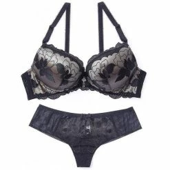 Kinky Cloth Floral Lace Push Up Bra Cosplay