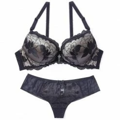 Kinky Cloth Floral Lace Push Up Bra Cosplay