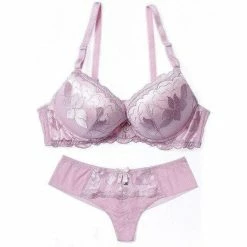 Kinky Cloth Floral Lace Push Up Bra Cosplay