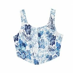 Kinky Cloth Floral Porcelain Tank Top