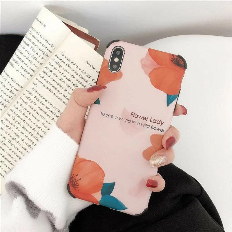 Kinky Cloth Phone Cases Flower Lady To See A World In A Wild Flower IPhone Case 2 Kinky Cloth Phone Cases Flower Lady To See A World In A Wild Flower IPhone Case