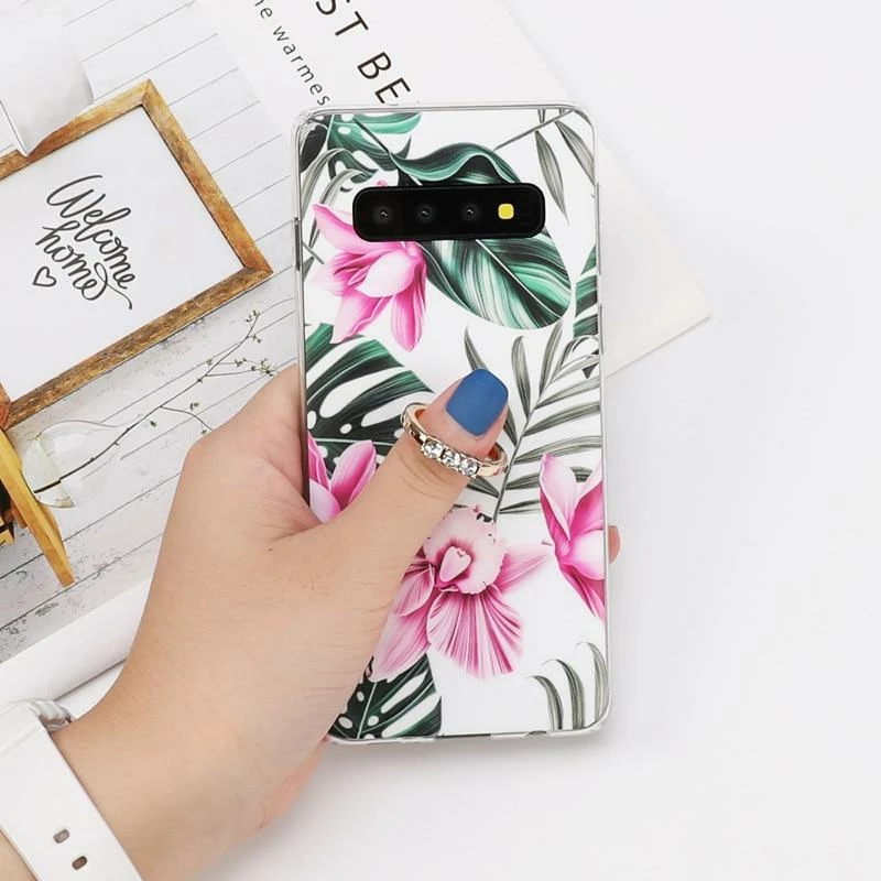 Kinky Cloth Flower Leaf Ring Holder Samsung Case Under $20 2 Kinky Cloth Flower Leaf Ring Holder Samsung Case Under $20