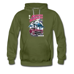 SPOD Top & Tees Flying Saucers Premium Hoodie