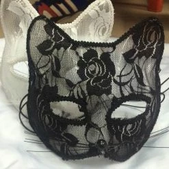 Kinky Cloth Fox Lace Costume Mask Cosplay