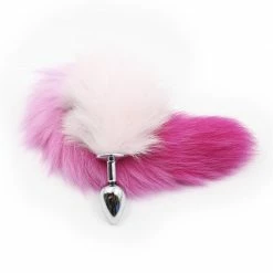 Kinky Cloth Blush Pastel Pink Metal Plug Tail Cosplay