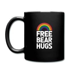 SPOD Gay Pride LGBTQ Free Bear Hugs Mug