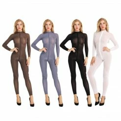 Kinky Cloth Full Sheer Long Sleeve Bodysuit