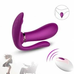 Kinky Cloth FULX Wearable Dildo With Clitoris Vibrator With 10 Speeds