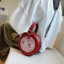 Kinky Cloth Funny Eyes Clutch Crossbody Bag