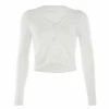 Kinky Cloth Furry Knitted Cropped Cardigans