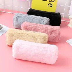 Kinky Cloth Furry Pastel Pencil Case