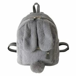 Kinky Cloth Fuzzy Bunny Backpack