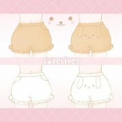 Kinky Cloth Cosplay Fuzzy Bunny Shorts