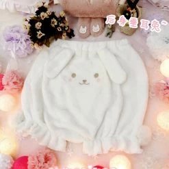 Kinky Cloth Cosplay Fuzzy Bunny Shorts