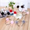 Kinky Cloth Kawaii Fuzzy Pom Pom Headband