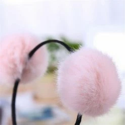 Kinky Cloth Kawaii Fuzzy Pom Pom Headband