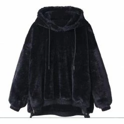 Kinky Cloth Kawaii Fuzzy Soft Hoodie