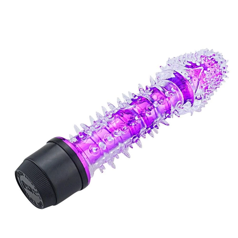 Kinky Cloth Crystal Ribbed Vibrator & Clitoris Stimulator 5 Kinky Cloth Crystal Ribbed Vibrator & Clitoris Stimulator