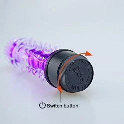 Kinky Cloth Crystal Ribbed Vibrator & Clitoris Stimulator 14 Kinky Cloth Crystal Ribbed Vibrator & Clitoris Stimulator