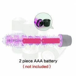 Kinky Cloth Crystal Ribbed Vibrator & Clitoris Stimulator 15 Kinky Cloth Crystal Ribbed Vibrator & Clitoris Stimulator