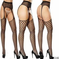 Kinky Cloth Garter Lace Stockings (Plus Size) Lingerie & Panties
