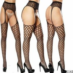 Kinky Cloth Garter Lace Stockings (Plus Size) Lingerie & Panties