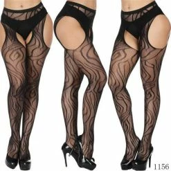 Kinky Cloth Garter Lace Stockings (Plus Size) Lingerie & Panties