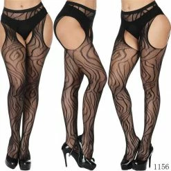 Kinky Cloth Garter Lace Stockings (Plus Size) Lingerie & Panties