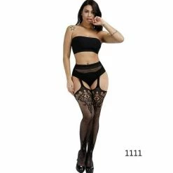 Kinky Cloth Garter Lace Tights DDLG - Daddy / Little