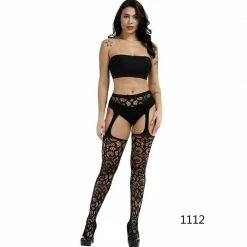 Kinky Cloth Garter Lace Tights DDLG - Daddy / Little