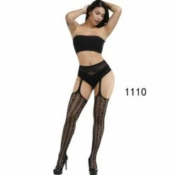 Kinky Cloth Garter Lace Tights DDLG - Daddy / Little