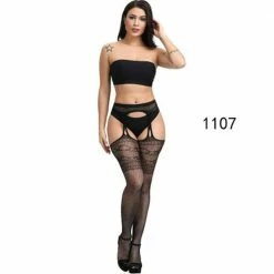 Kinky Cloth Garter Lace Tights DDLG - Daddy / Little
