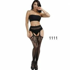 Kinky Cloth Garter Lace Tights DDLG - Daddy / Little