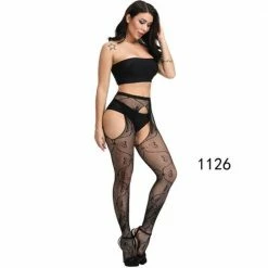 Kinky Cloth Garter Lace Tights DDLG - Daddy / Little