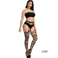 Kinky Cloth Garter Lace Tights DDLG - Daddy / Little