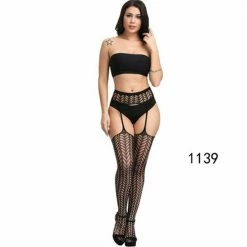 Kinky Cloth Garter Lace Tights DDLG - Daddy / Little