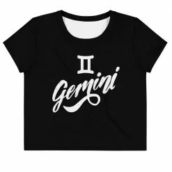 Kinky Cloth Astrology Gemini Crop Top Tee