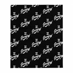 Kinky Cloth Gemini Throw Blanket Astrology