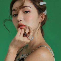 Kinky Cloth Jewelry Geometric Irregular Resin Ring