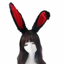 Kinky Cloth Giant Oversized Bunny Ear Headband Pet Play
